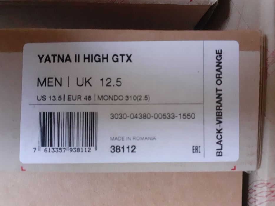 MAMMUT Yatha II GTX, номера 40 2/3(UK7), 48 (UK12.5)