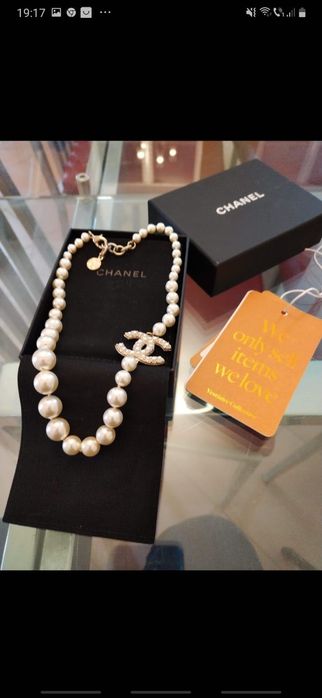 Colier cu perle originale Chanel piesă rară
