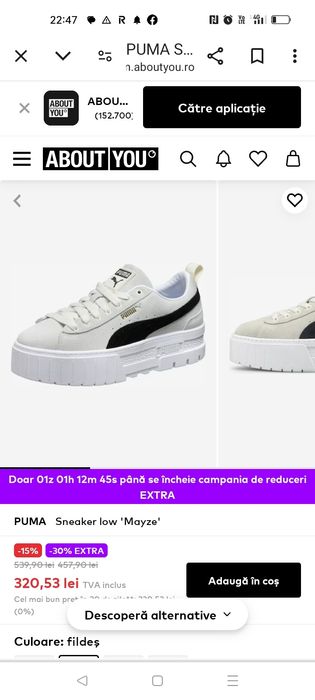 Sneakersi puma Nr.38