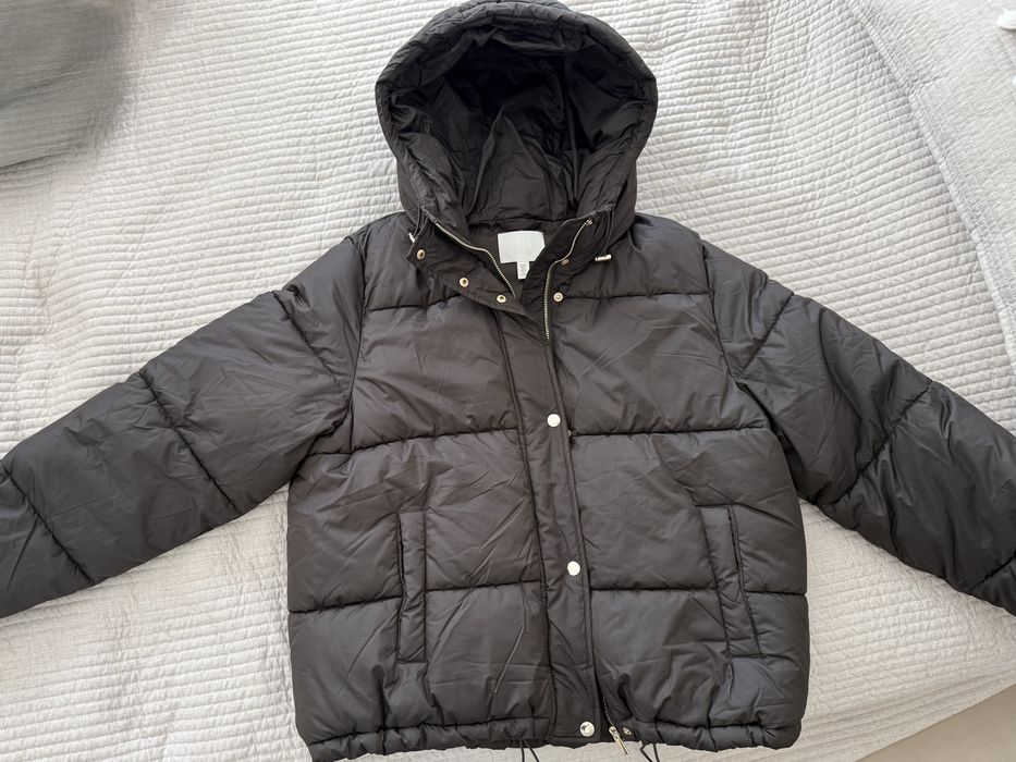 Дамско Кафяво Яке H&M, oversize, размер М