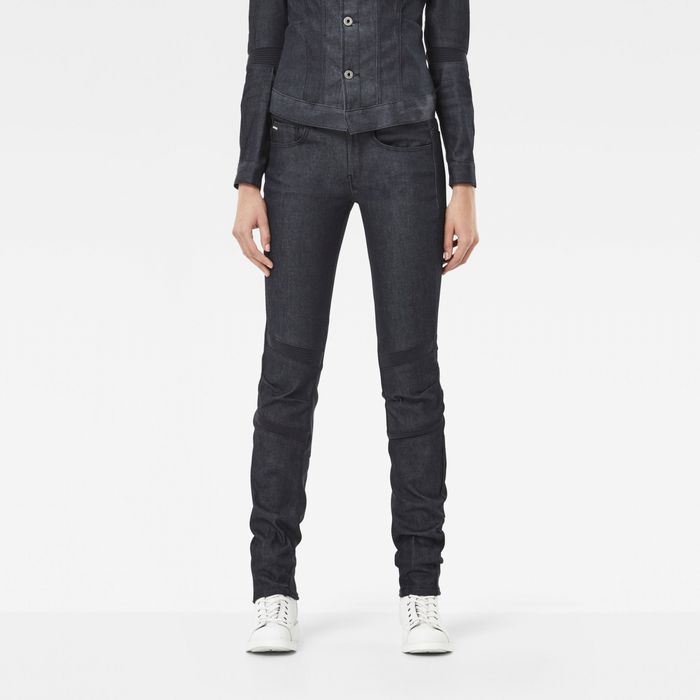 G-Star RAW Motac Deconstructed 3D Mid Skinny Jeans дамски дънки - 26