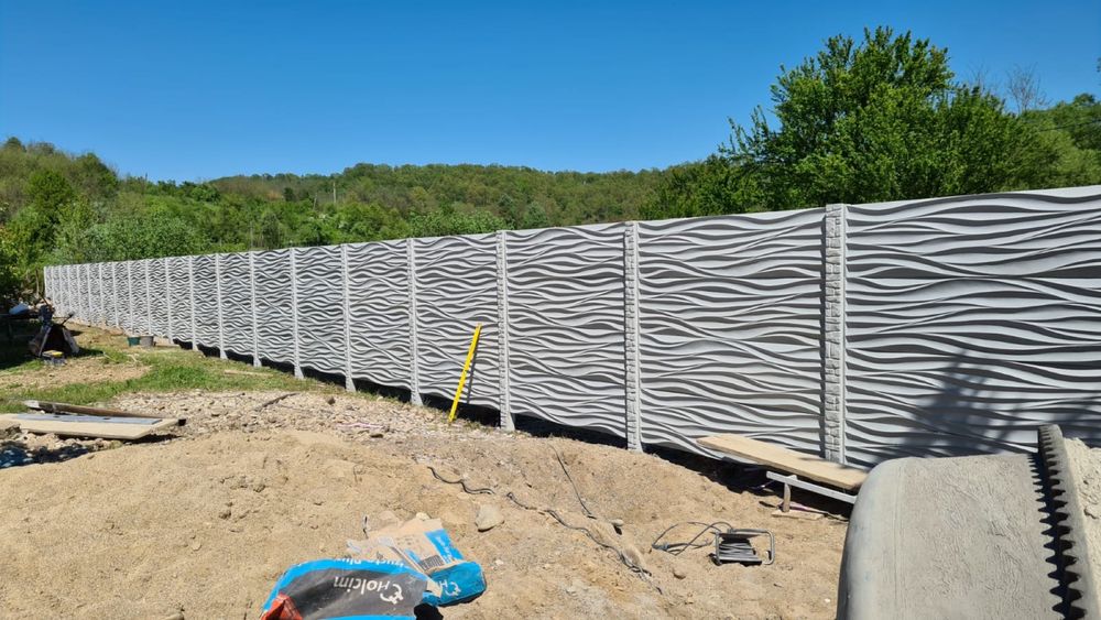 Garduri beton / imprejmuire / Racle / Plăci gard