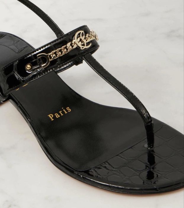 Sandale Christian Louboutin MJ Thong Croc
