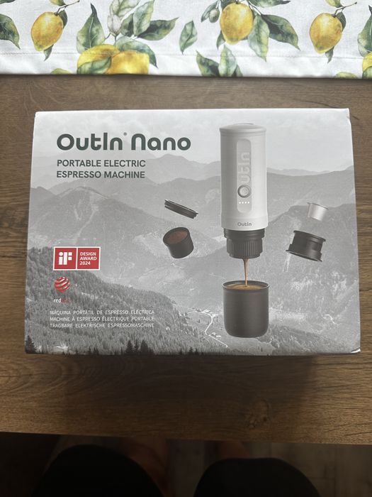 Преносима кафемашина Outin Nano 20 bars - Чисто Нова + 18 гр. Доза