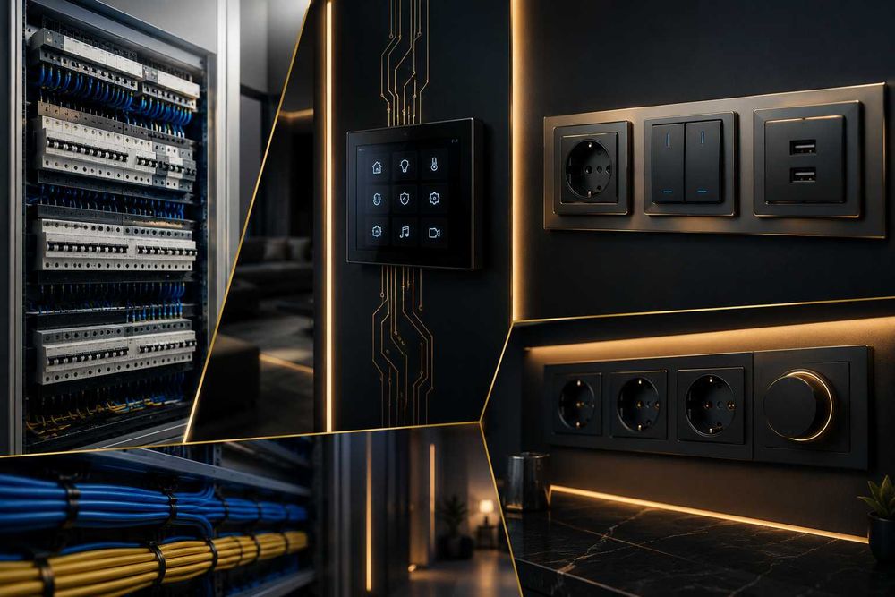 Instalații Electrice Premium — Siguranță. Eleganță. Execuție fără compromis.
