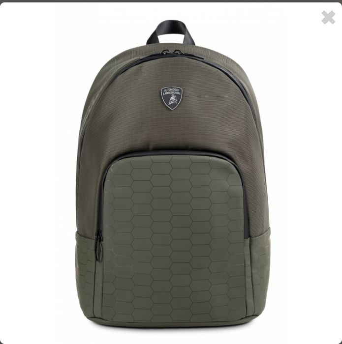 Rucsac Lamborghini verde made in Italy