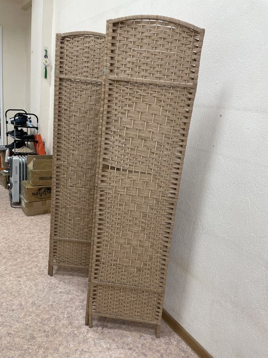 Ширма 4-х створчатая, плетеная