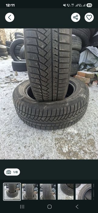 Vand 2 anvelope 225 60 17 continental de iarna bune