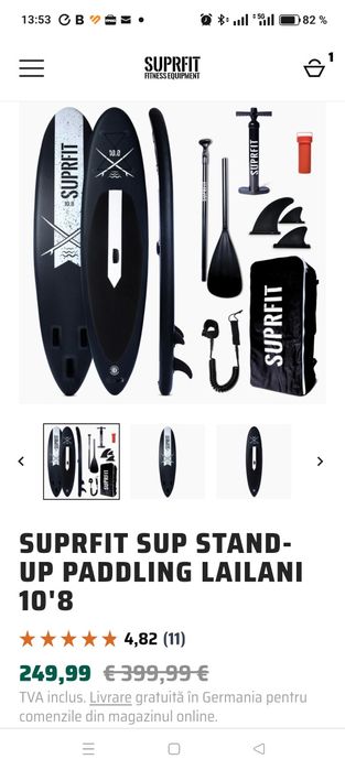 Placa SUP Suprfit Lailani, cutie sigilata