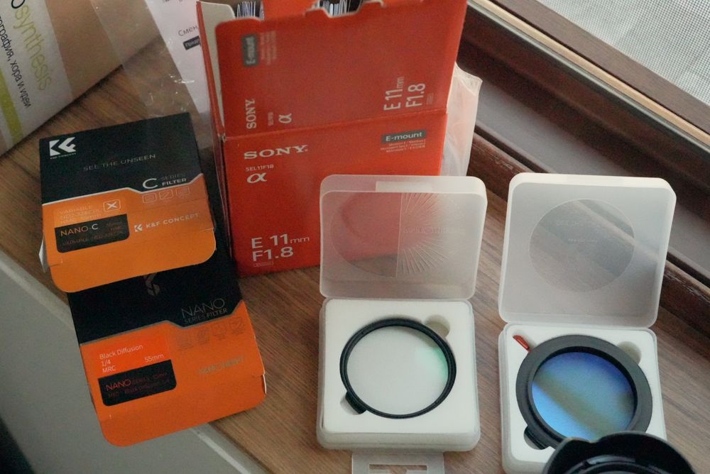 Обектив Sony 11mm 1.8 нов+филтри