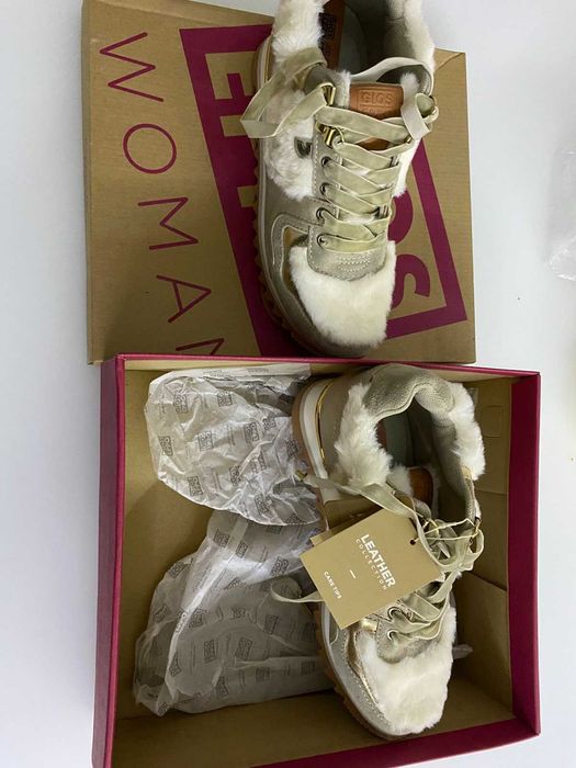 Gioseppo, Спортни обувки със скосена платформа и еко пух