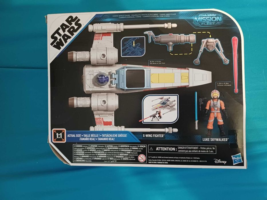 Star Wars Mission Fleet Stellar Class Luke Skywalker X-wing Fighter
