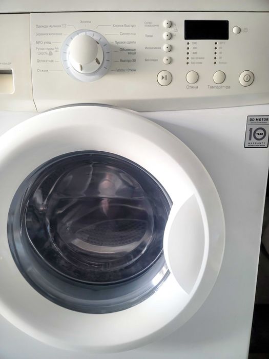 LG 5kg прямой привод инвентор матор корея читайте ниже