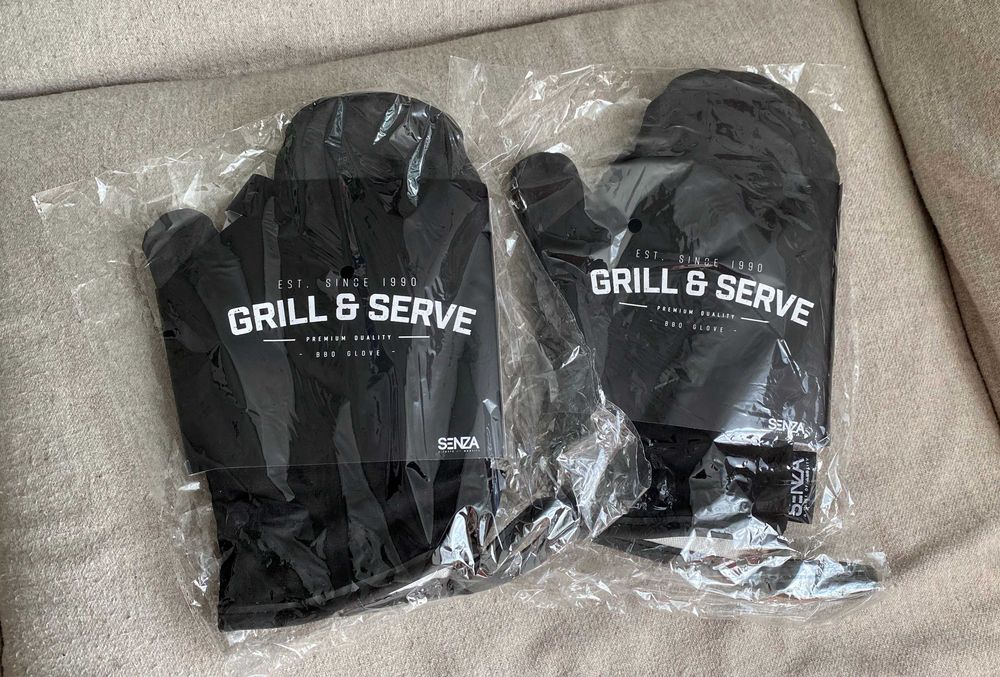 Manusi gratar grill disc ceaun rezistente la foc din piele - olanda