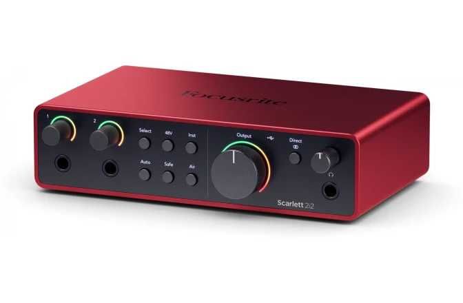 Interfața audio profesionala Focusrite Scarlett 2i2 Studio Pack 4th