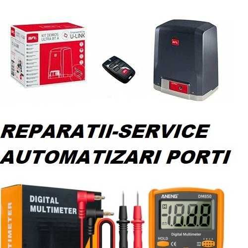 Reparatii automatizari porti automate electrice cu telecomanda