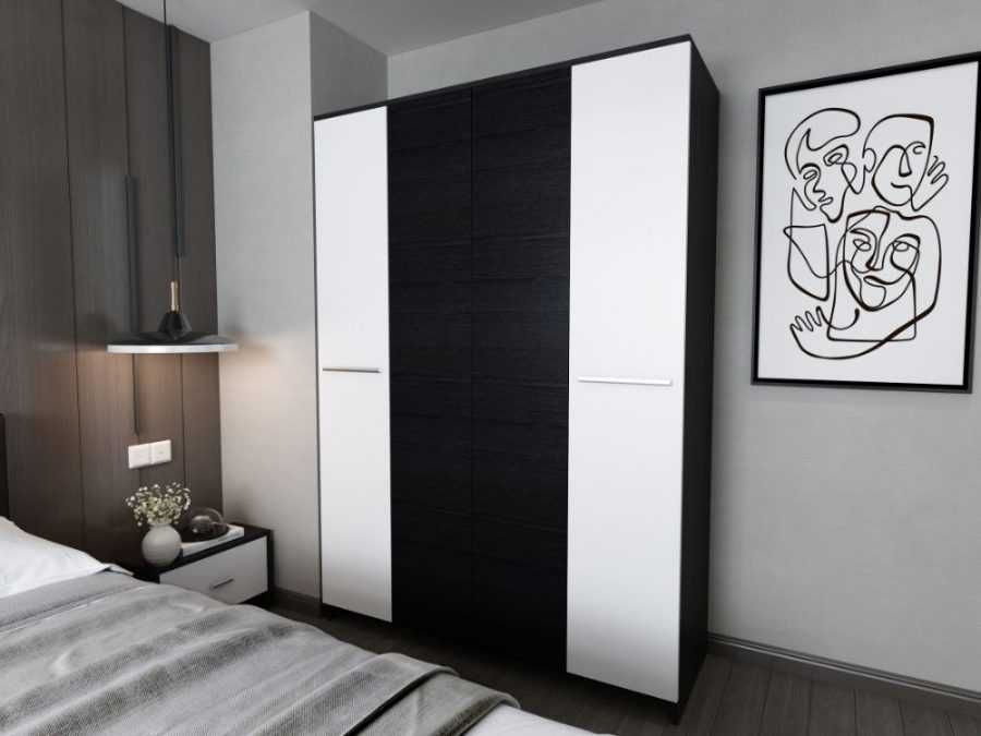 Set Dormitor Mario 4U 4 piese tapitat wenge