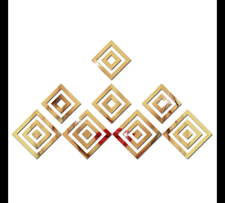 3D зеркальные наклейки