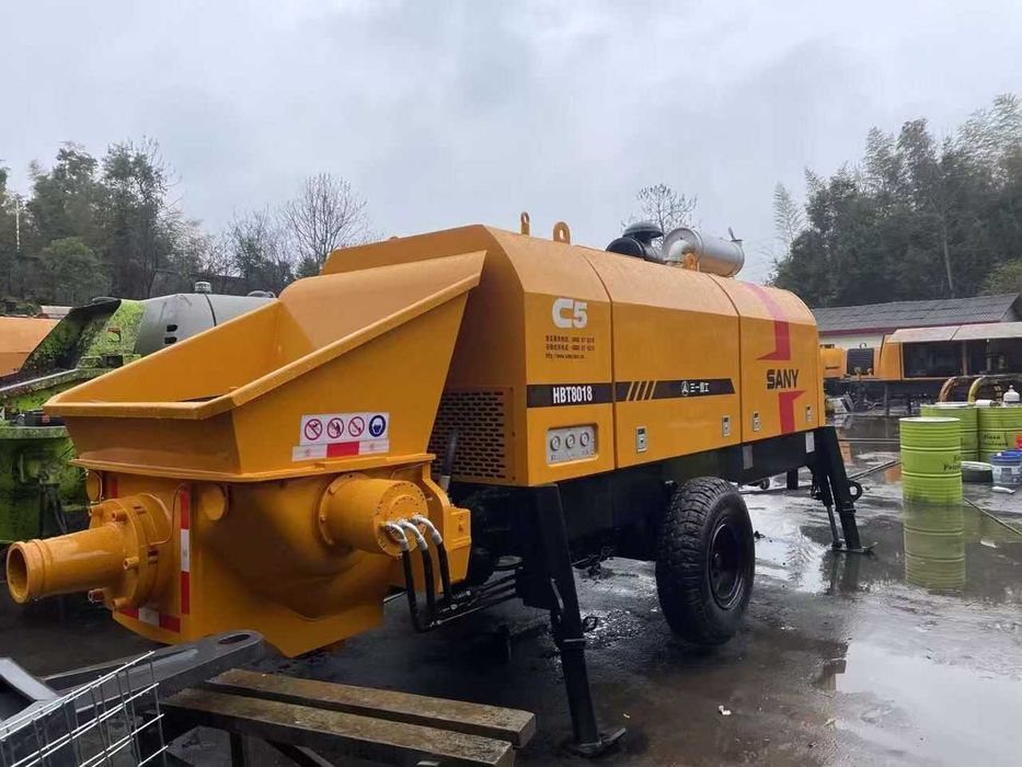 Бетононасос б/у дизельный SUNNY HBT 80 (2021 г.) – 80 м3/ч