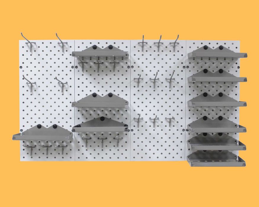 Панель перфорированная, настенная, для магазина и склада