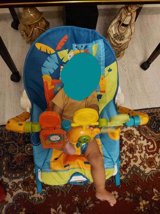 Balansoar bebe 3in1 cu muzica si vibratii