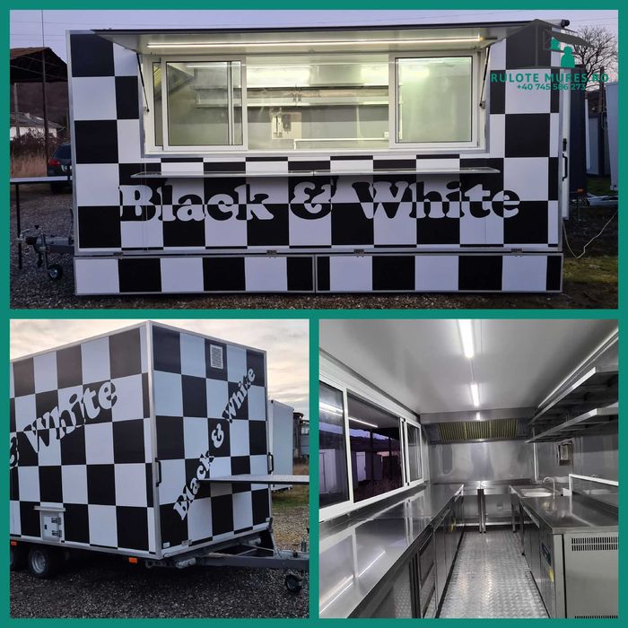 Rulote comerciale profesionale FAST FOOD,food truck, proiectare 3D