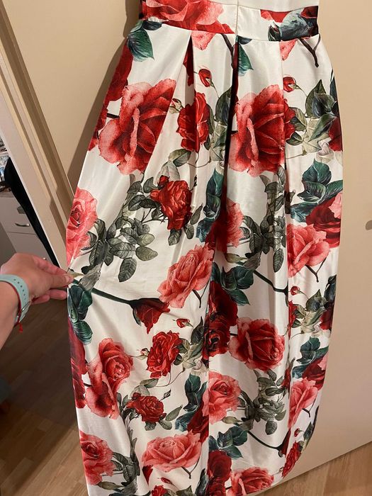 Флорална официална рокля