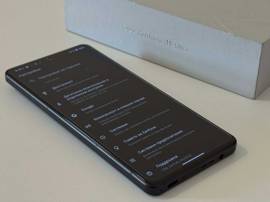 Бартер! Гаранция! Като НОВ! ASUS Zenfone 11 Ultra 256/12GB Blue (Син)