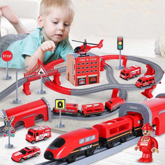 Конструктор "Железная дорога" Подарок мальчику.