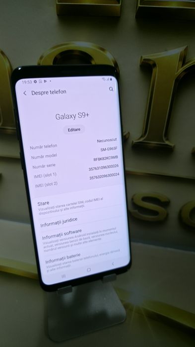 Samsung S 9+ 64GB 6GB Ram Duos.Preṭ fix Ca Nou