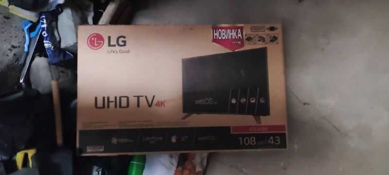 LG UHD телевизор 43 108см webos