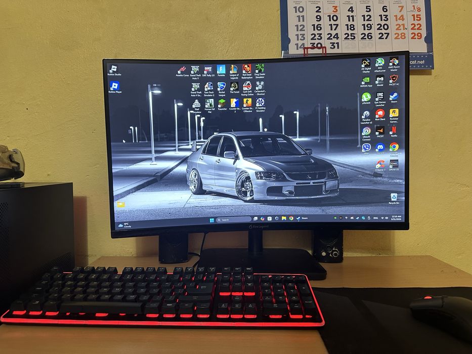 Компютър + монитор: 3060 ti 5 5600x