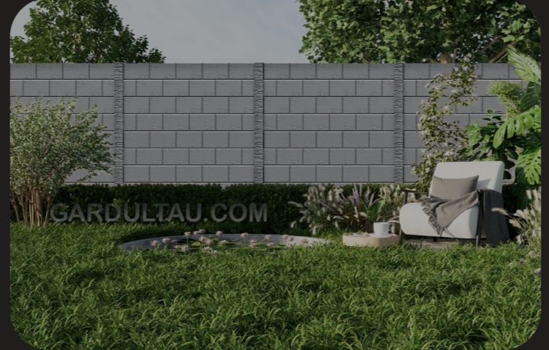 Fabricam garduri / placi de gard / stâlpi din beton Model Piramida