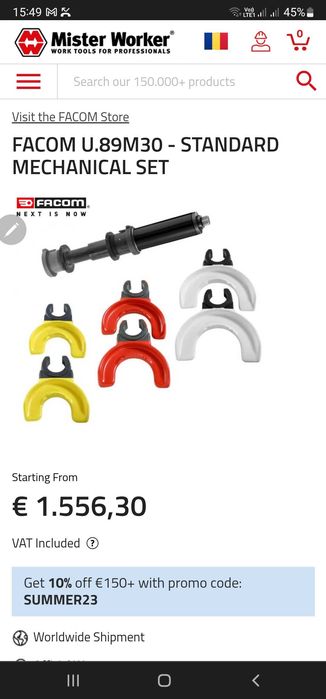 Presa arcuri Facom U.89