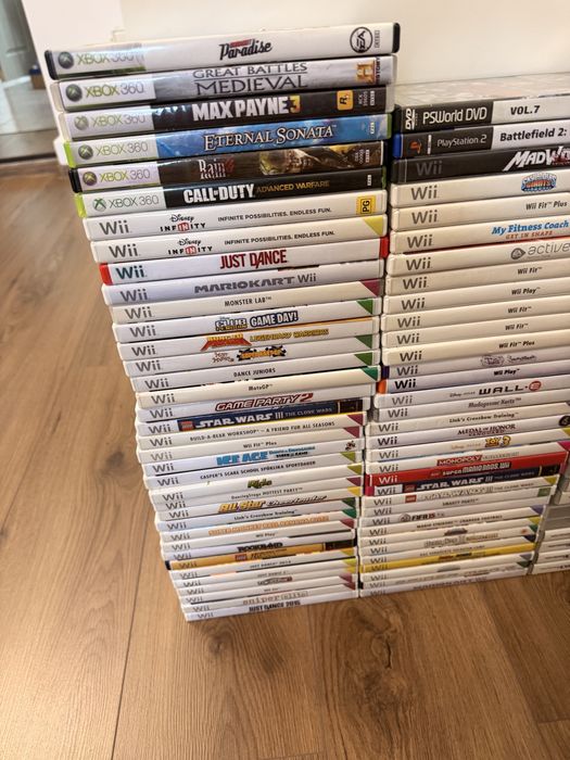 Lot 409 jocuri video originale PS1 PS2 PS3 PS4 PS5 PSP Wii DS Xbox