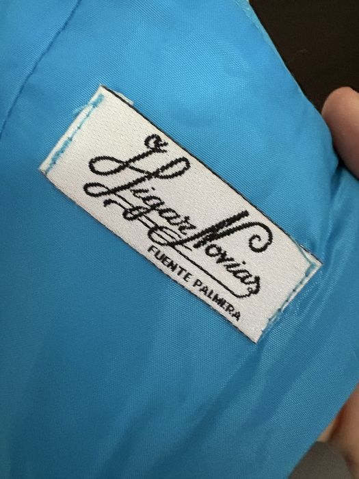 Rochie elegantă de ocazie Higar Novias (Spania) – Albastru Turcoaz (Nouă cu etichetă)