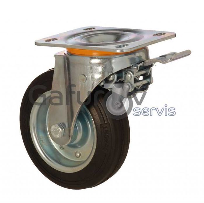 Метални колела за контейнер Ø200 – въртящи се 360°, здрави и надеждни