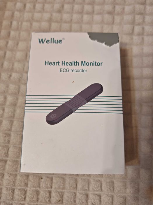 Wellue ER1 преносим ЕКГ рекордер Heart Health Monitor AI ECG нов комплект