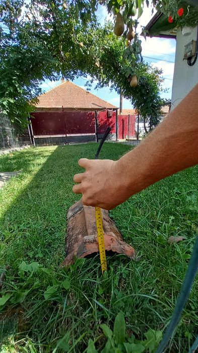 Țiglă veche + coama