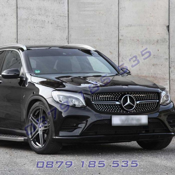 Лайсни части предна броня Mercedes GLC W253 мерцедес глк хром черни