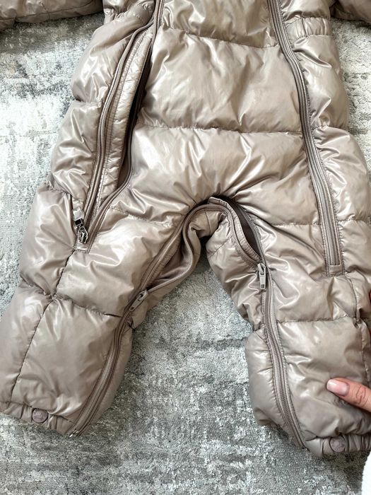 Детский комбинезон ArctiLine. Пуховый. Мех - Енот. Трансформер