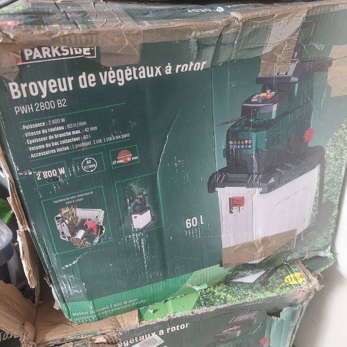 Градински Шредер Дробилка за Клони PARKSIDE 2800W