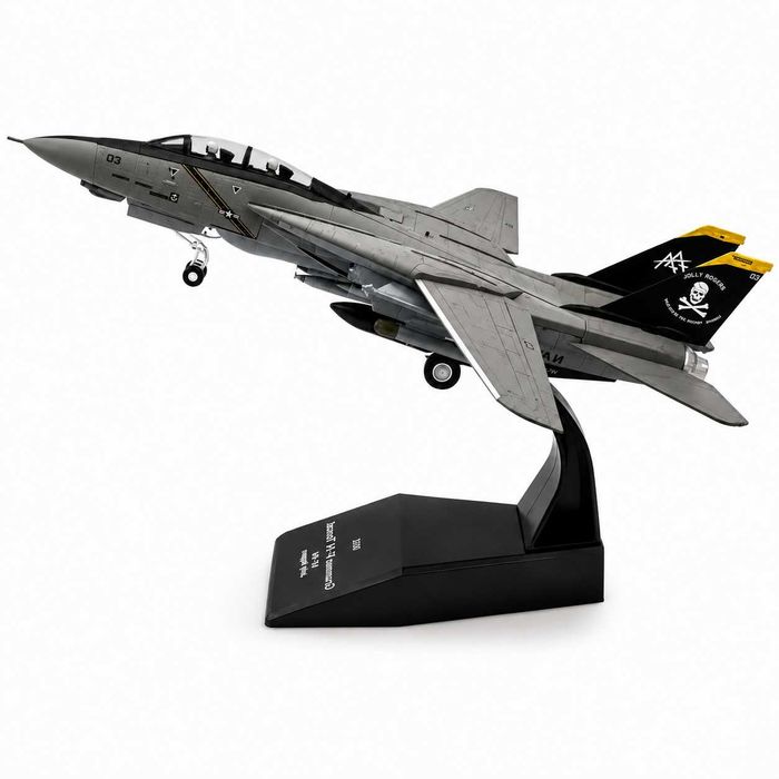Macheta avion metalica Grumman F-14A Tomcat Top Gun 20cm