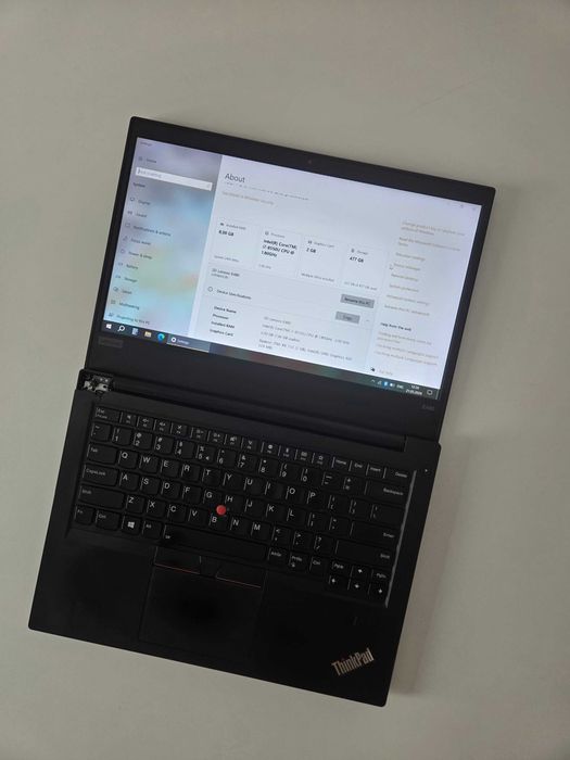 Laptop Lenovo ThinkPad E480 Intel i7 8550U SSD 500Gb 8Gb RAM 14" Windows 10 notebook PC browsing filme office
