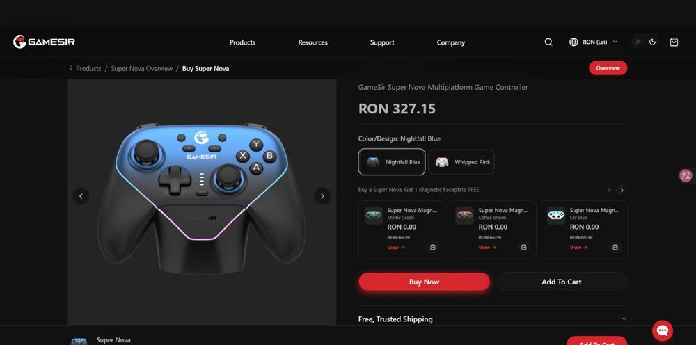 Vând controller gaming nou gamesir