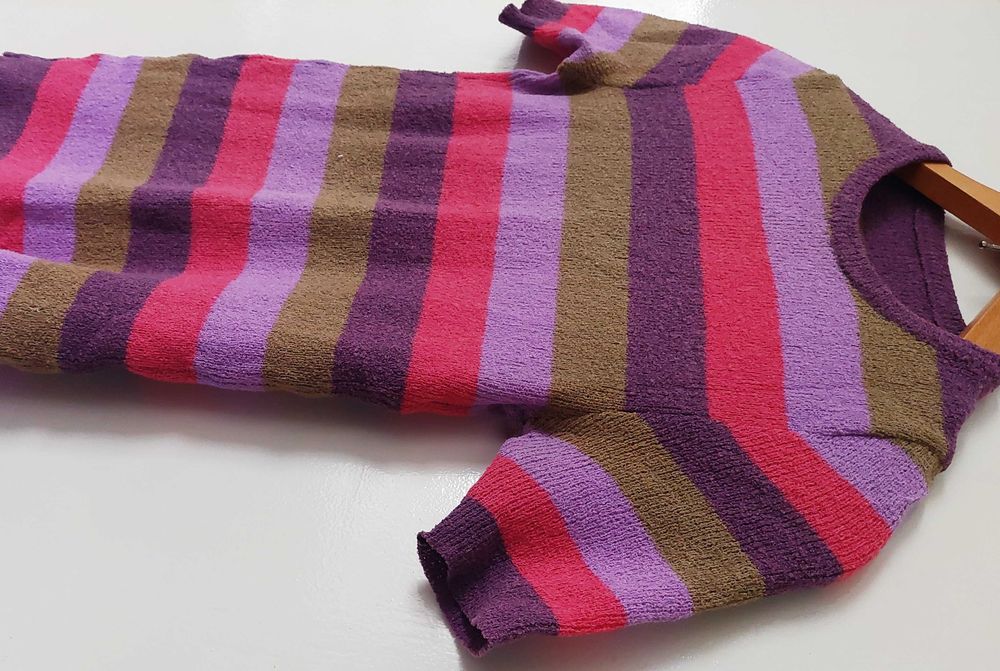 Дамска блуза с къс ръкав, букле, бутикова