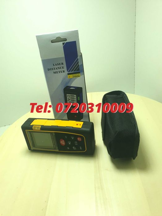 Telemetru Laser 40m Pentru Masurare Distante  Husa Inclusa Functii