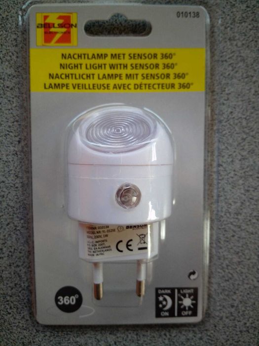 Lampa de veghe led Benson, 3 modele, senzor crepuscular, 220V