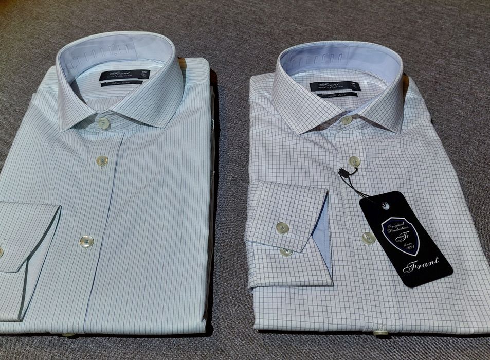 Български мъжки ризи Frant 39/40 М Slim line