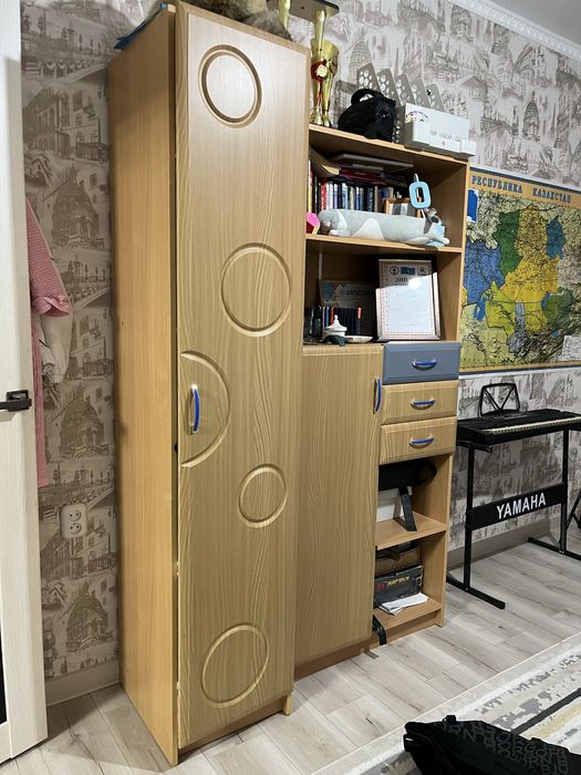 Шкаф киім, кітап қоятын